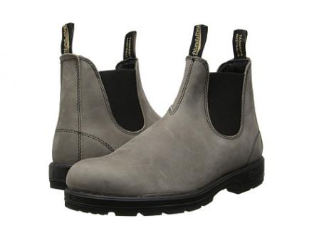 steel grey chisel toe blundstones